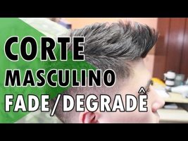 corte masculino degrade passo a passo